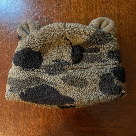 The North Face Other - NWOT The North Face | Camo Green Littles Bear Beanie | 0-6 mo